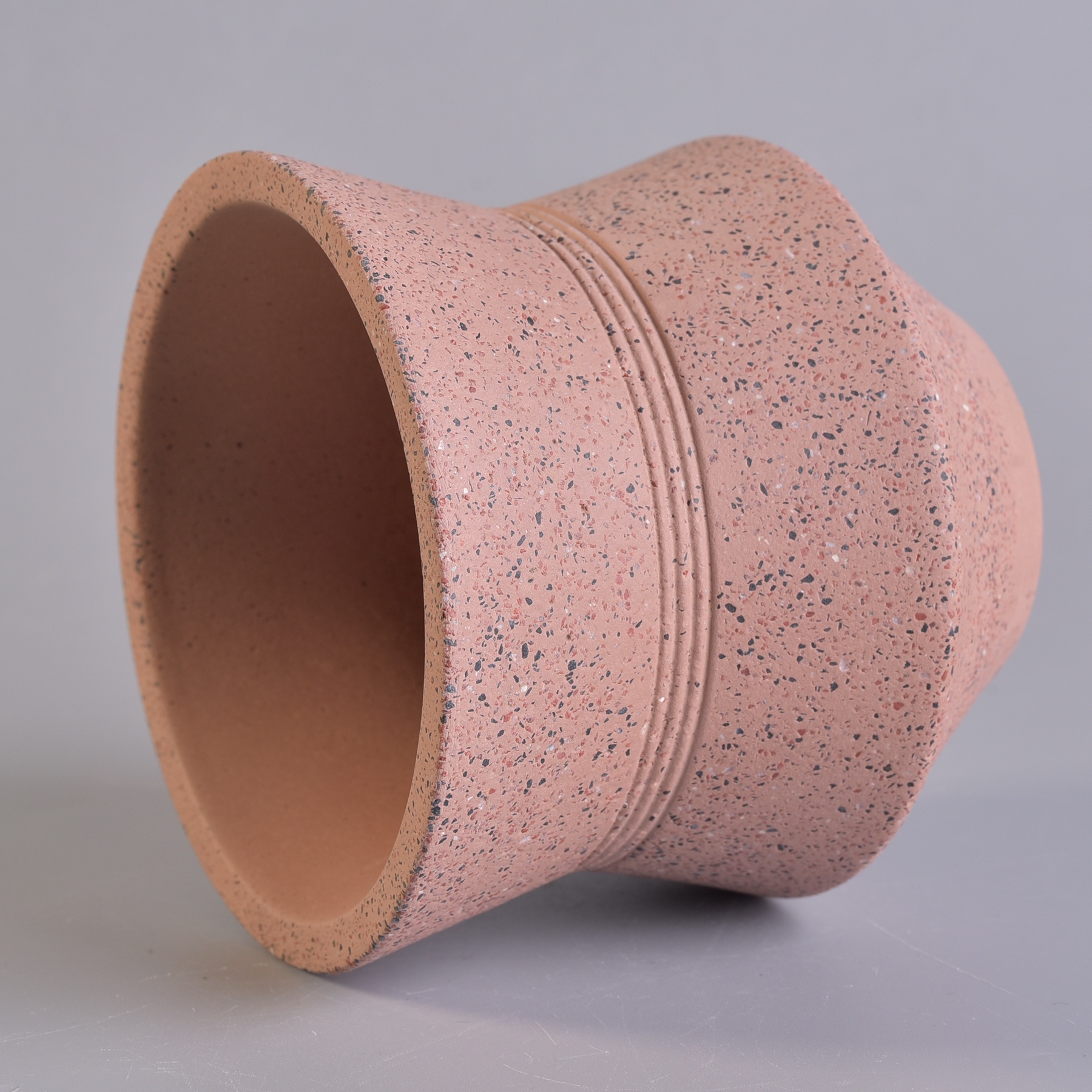 10oz Home decoration colored luxury custom candle concrete jar