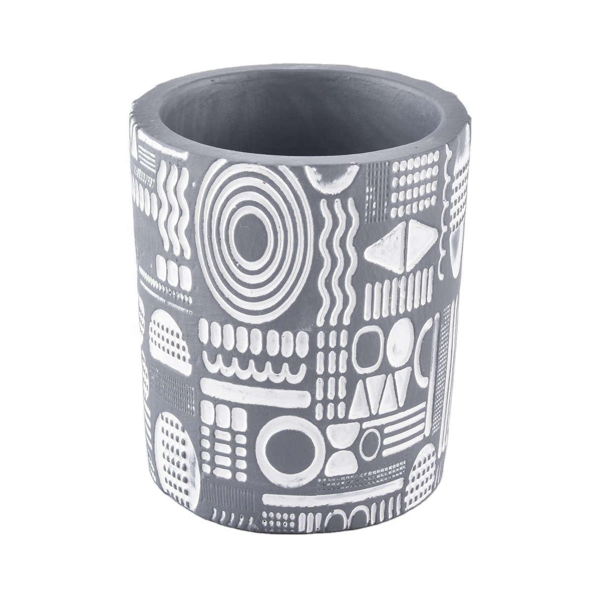 unique cement candle vessels wholesale