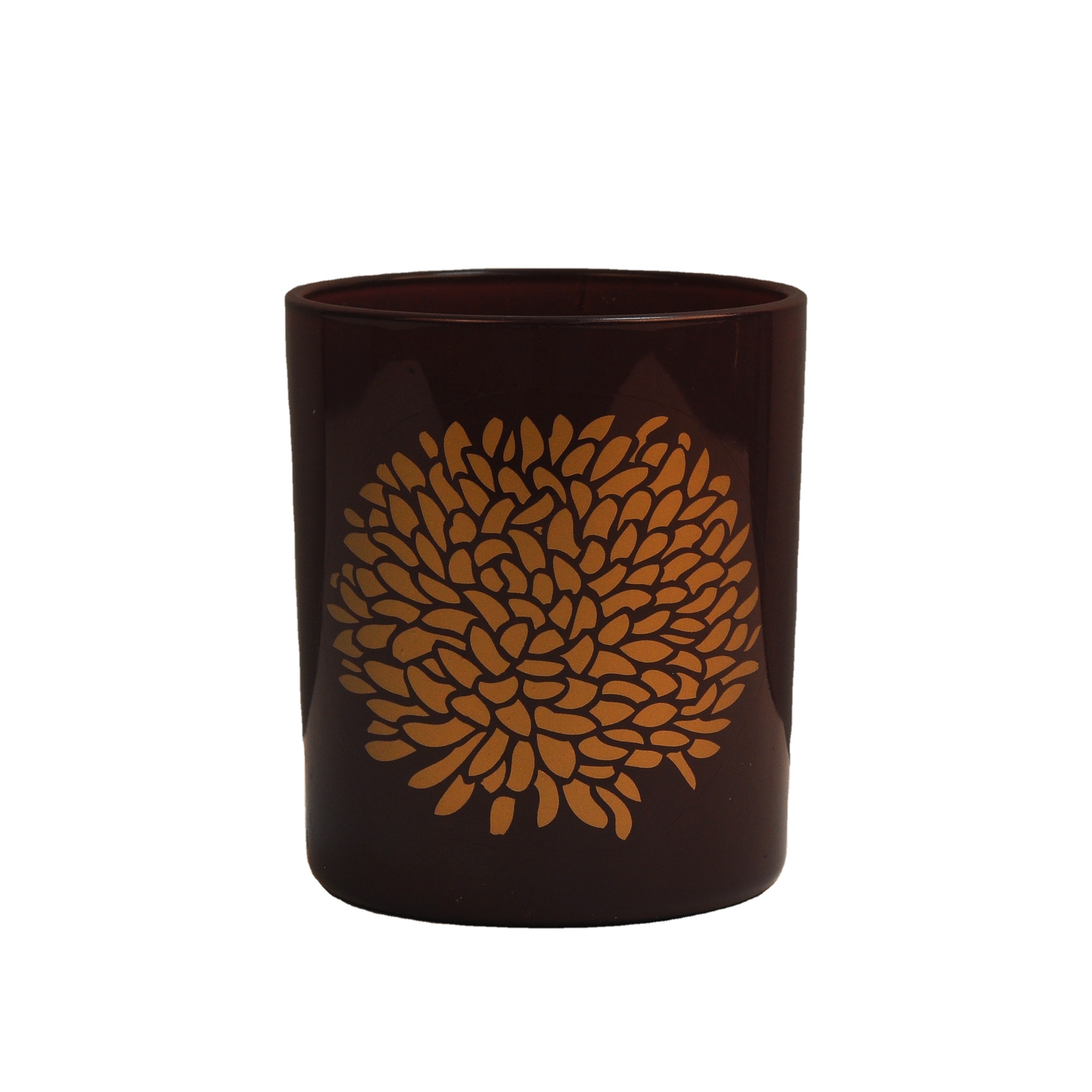 Sunny luxury empty custom cylinder glass candle jars holders 8oz 9oz 10oz