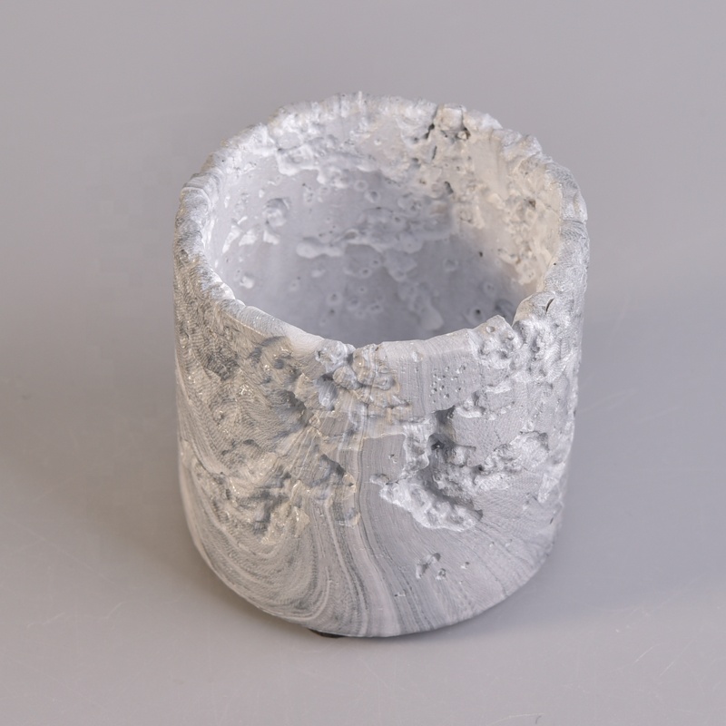 Luxury concrete candle holder for home decoration wholesales