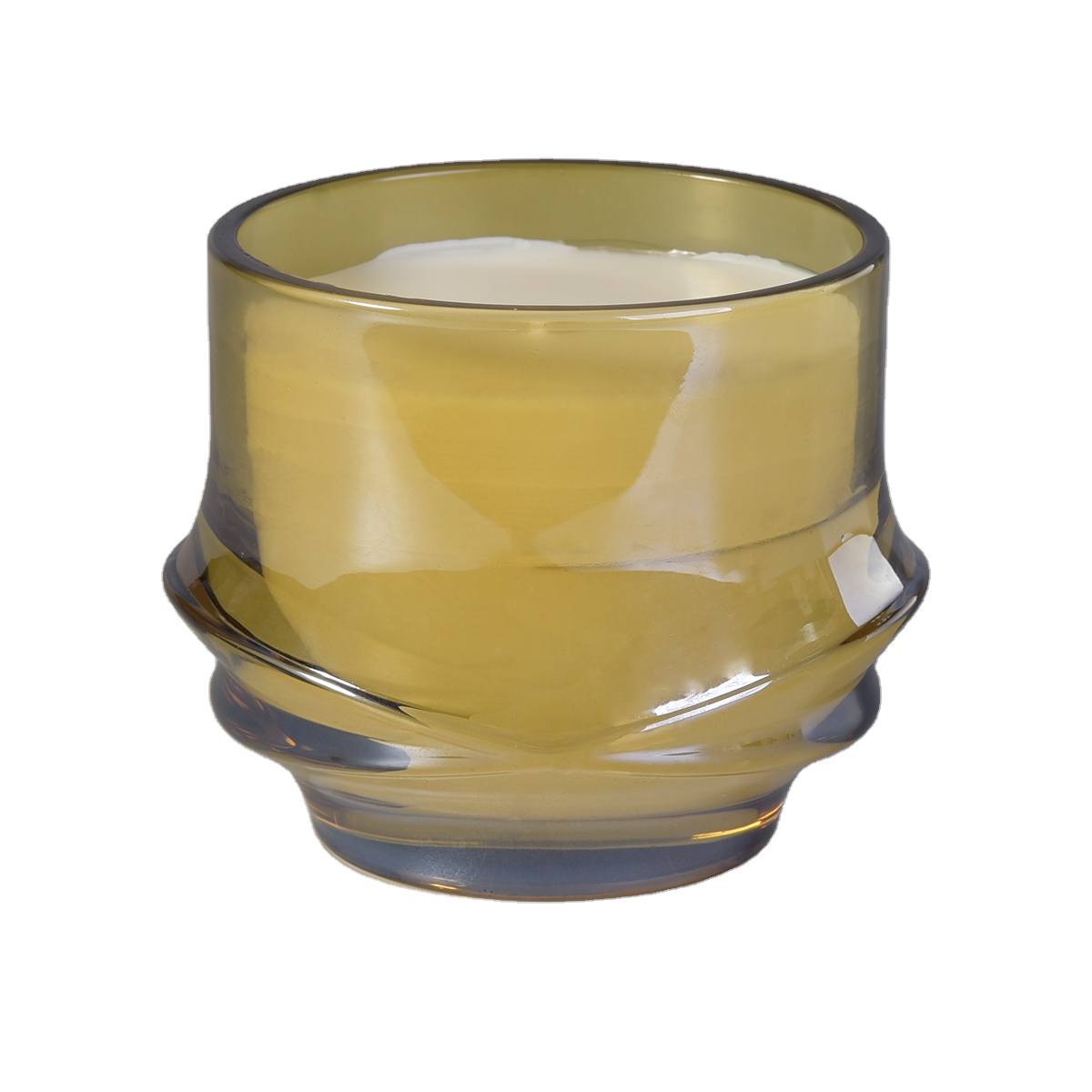 Sunny X-design luxury golden glass candle jars home decoration