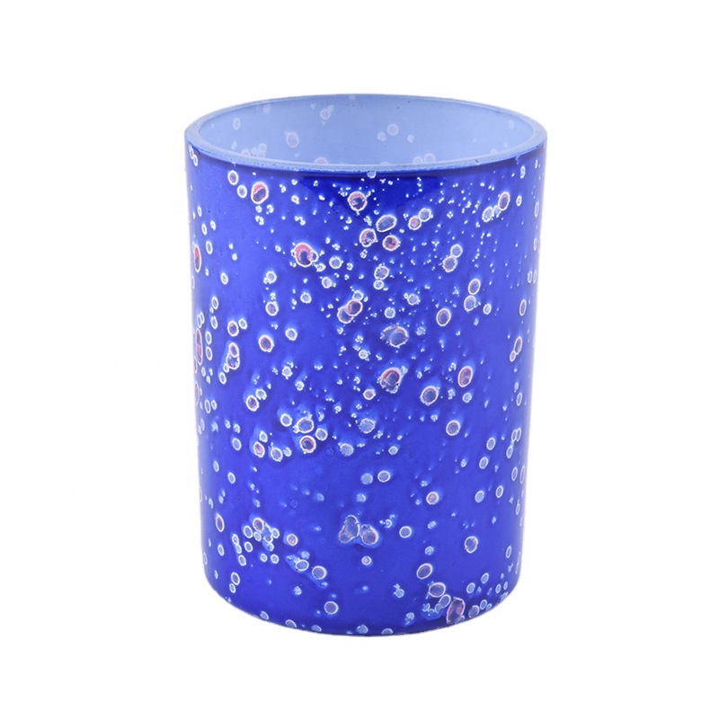 9oz mercury glass empty candle jars