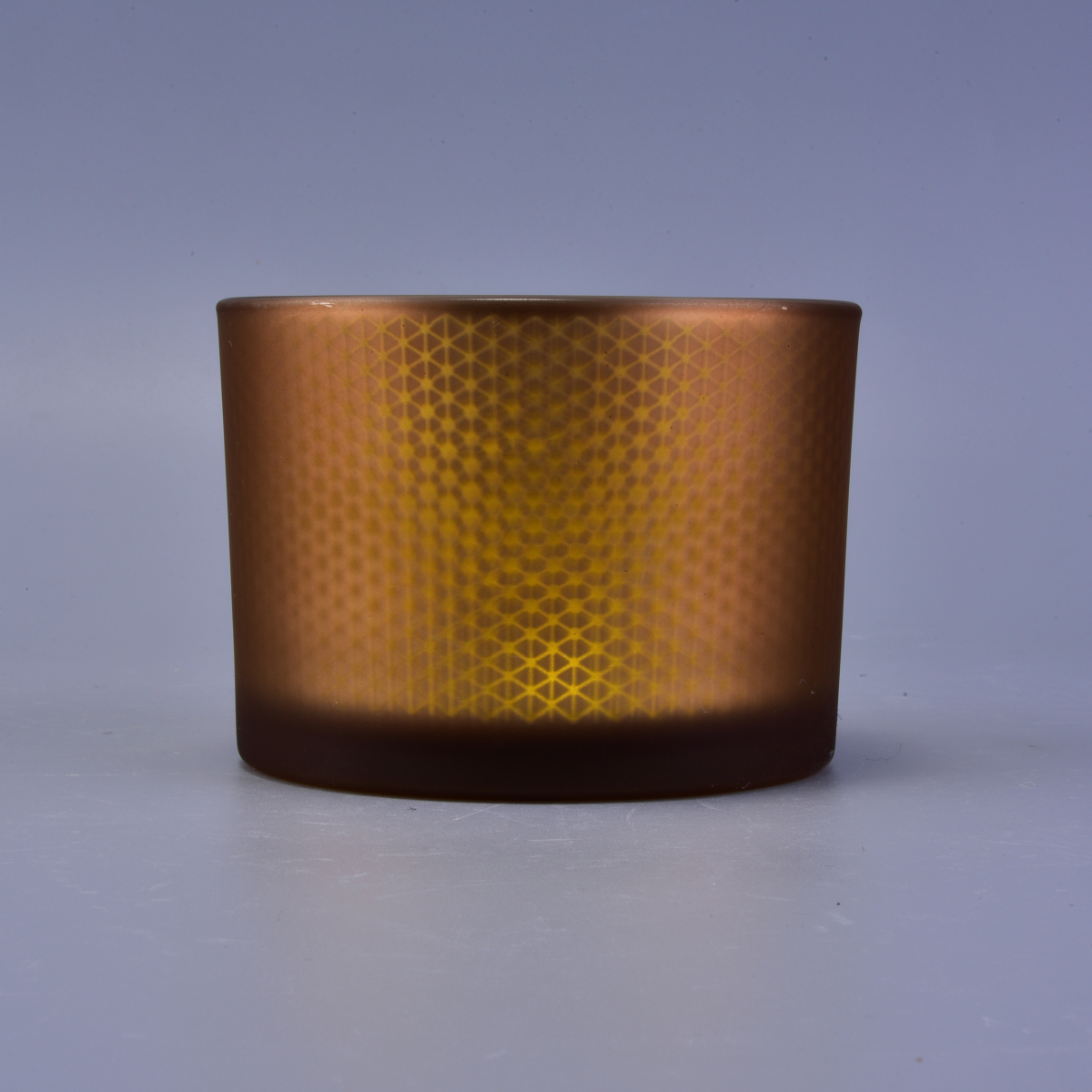 luxury candle containers,  frosted candle jar 14 oz capacity