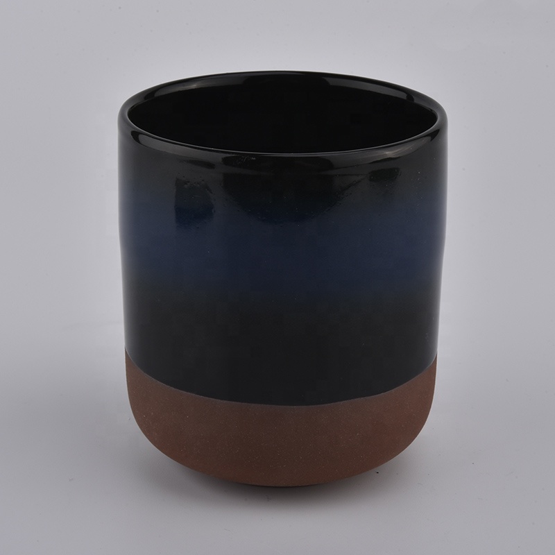 dark colored ceramic candle jars wholesaler