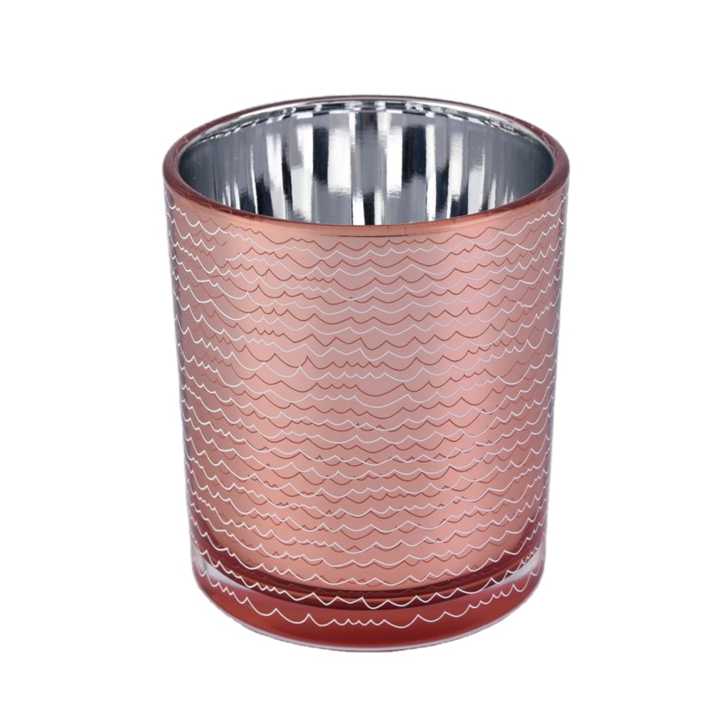 12 oz glass jars for candles, screen printed glass candle jar in bulk