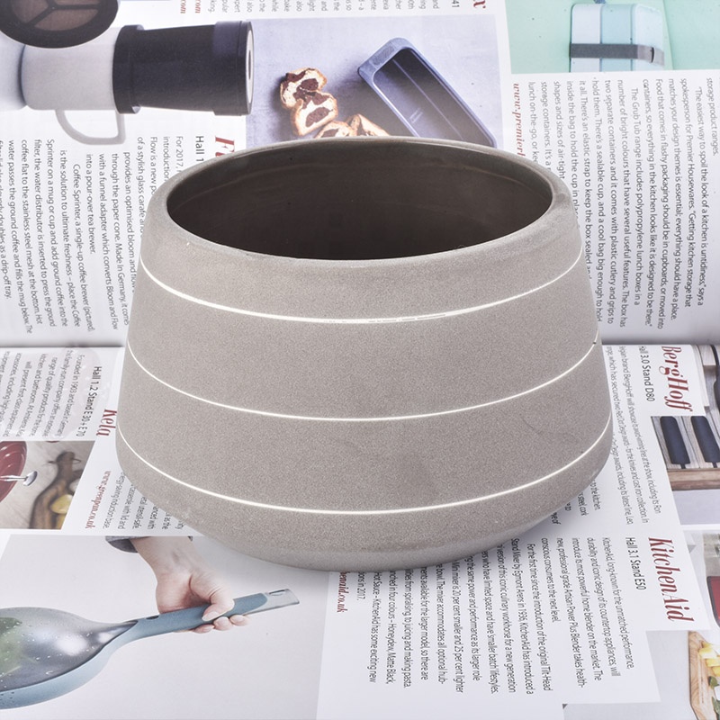 Matte ceramic candle container votives candle vessel home decor