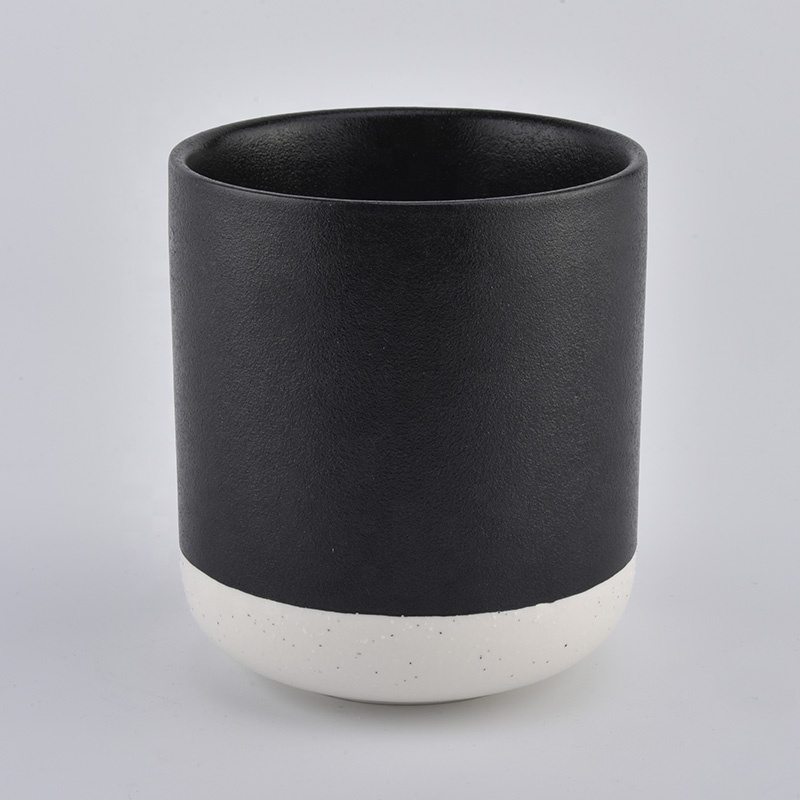 candle container matte ceramic jars