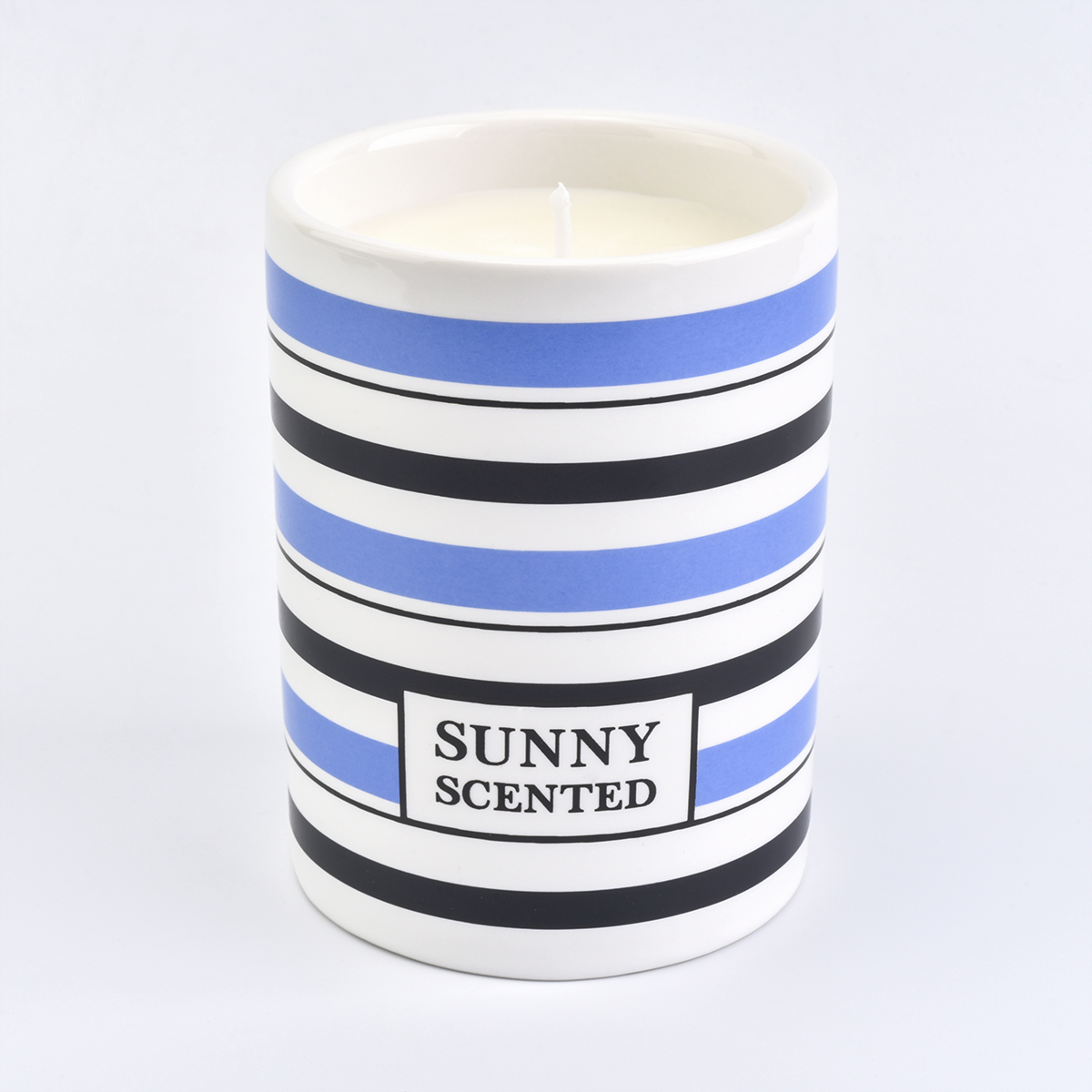 soy wax candle ceramic jar, decorative colored candle containers