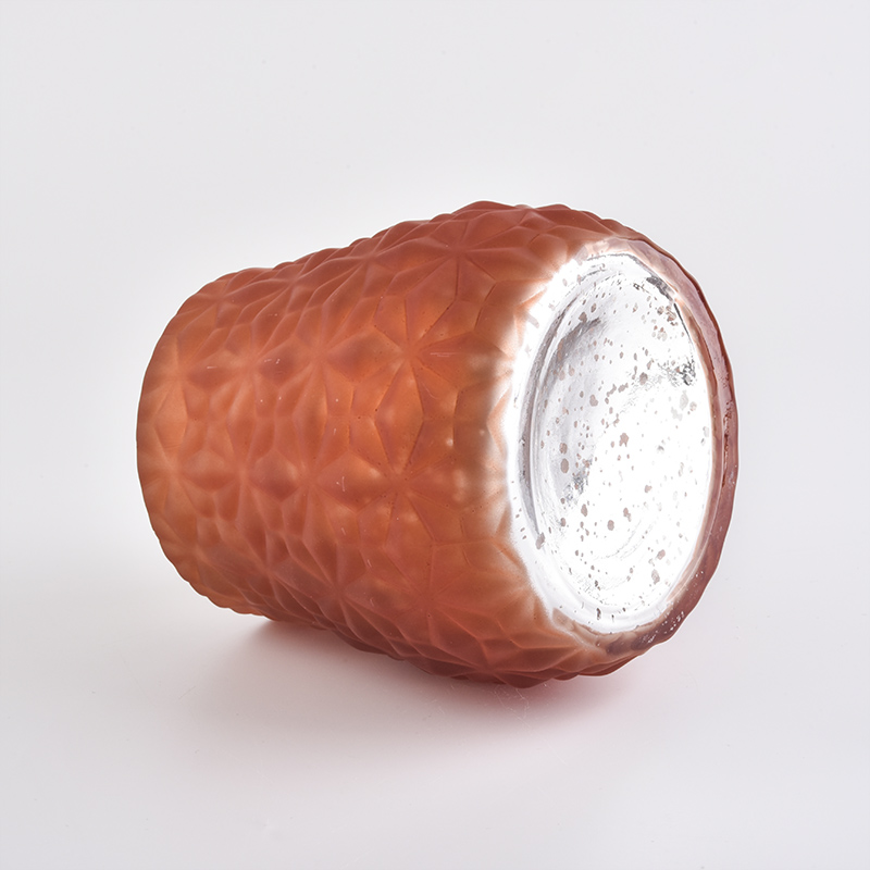 decorative scented glass candle jars supplier