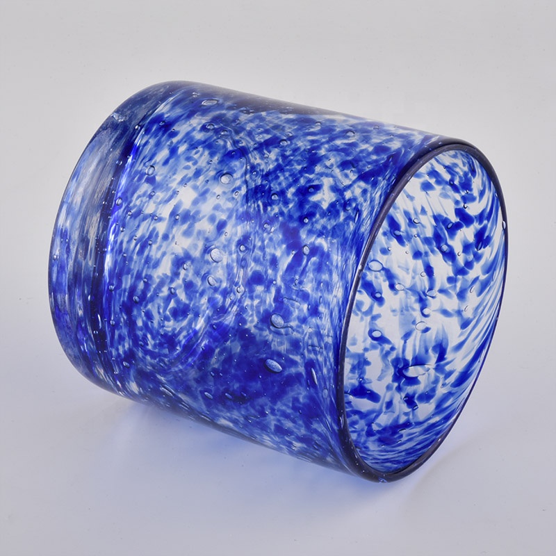 Manufacturer unique crystal empty tealight glass candle holder 6 oz 8 oz