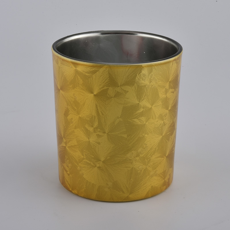 gold candle vessel custom bulk candle container