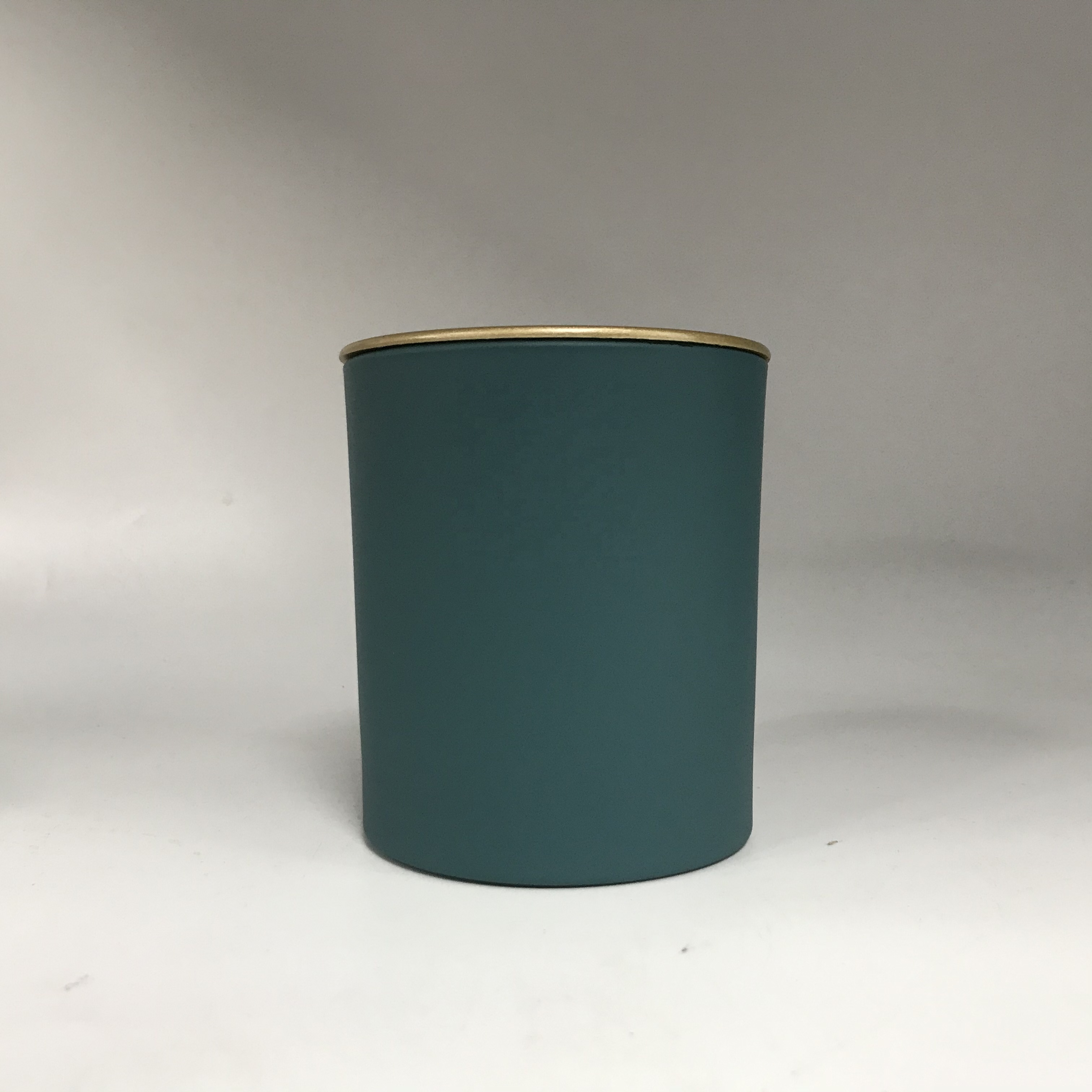 8oz 9oz 10oz matte glass candle jars with lid