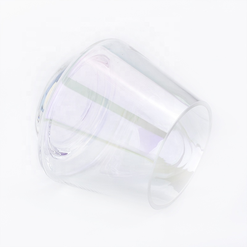 iridescent glass candle holders for custom designs