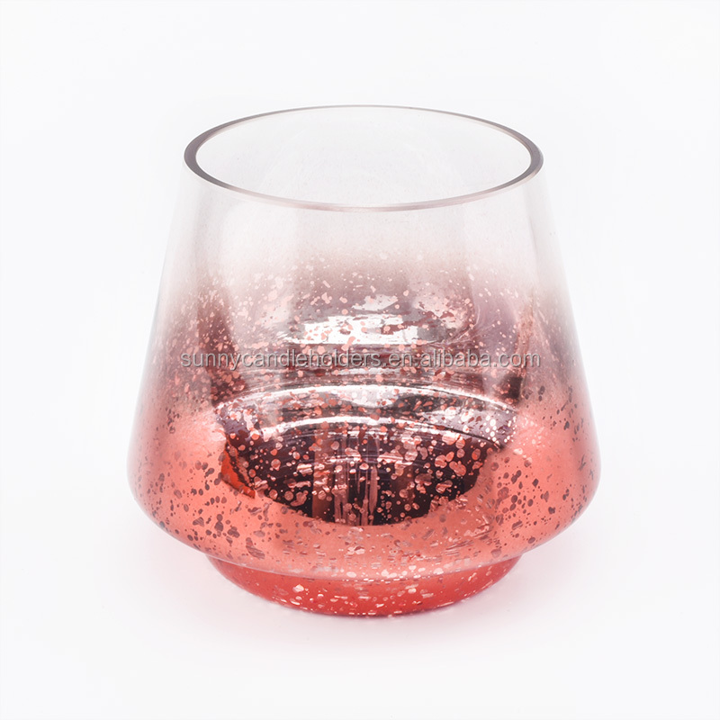 red glass candle holders for Christmas