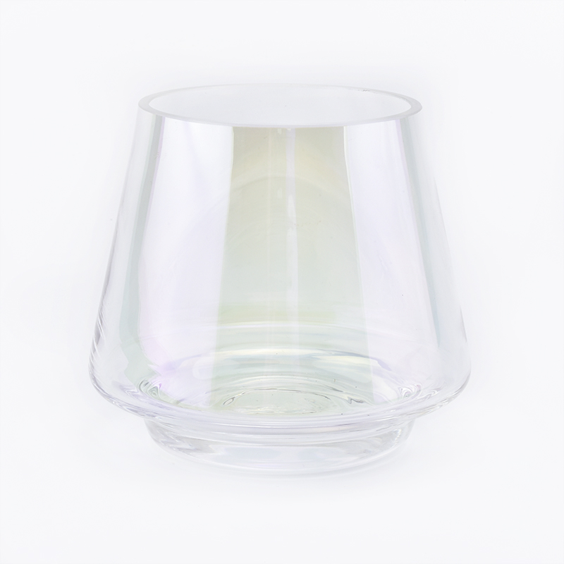 iridescent glass candle holders for custom designs