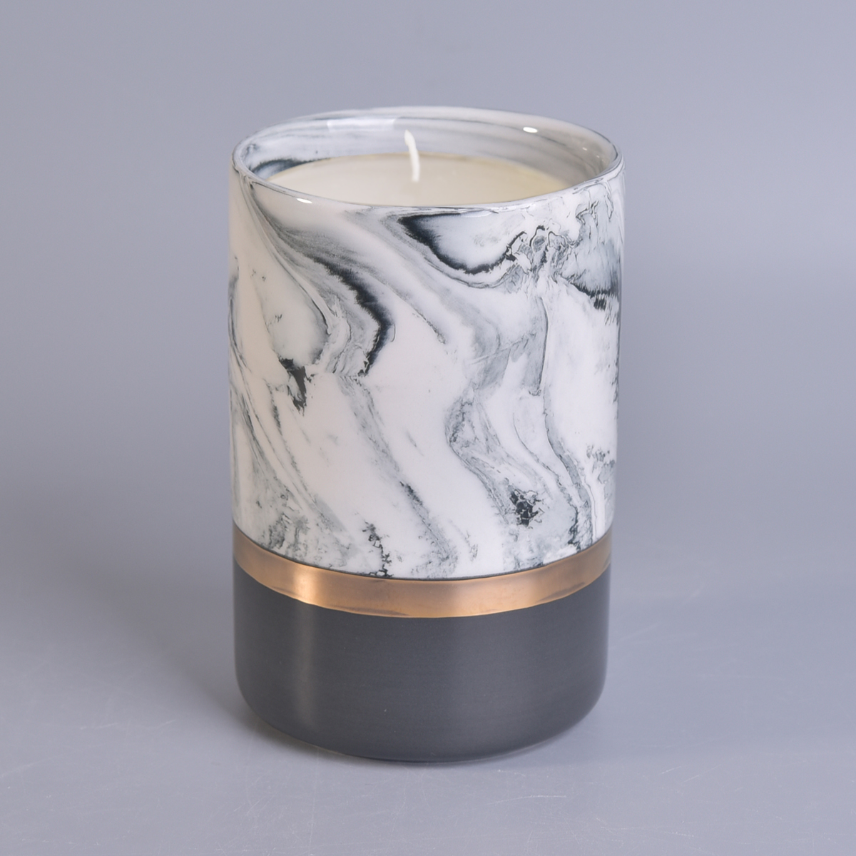 cylinder ceramic candle vessels, Ceramic candle holder customized