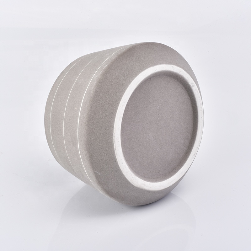 Matte ceramic candle container votives candle vessel home decor
