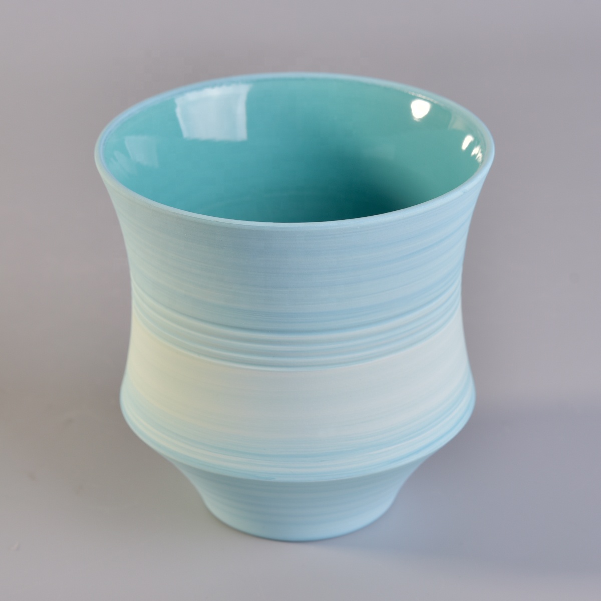 10oz 12oz luxury decorative ceramic votive empty candle holders