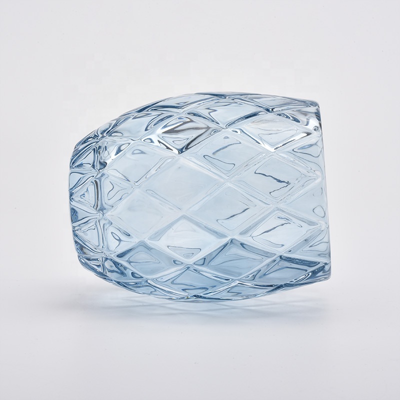 Hot sales tealight luxury transparent empty glass candle holder