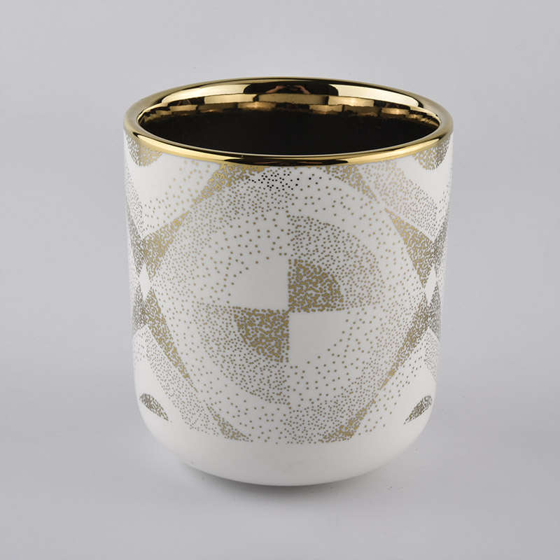 customized ceramic candle containers manufacturer