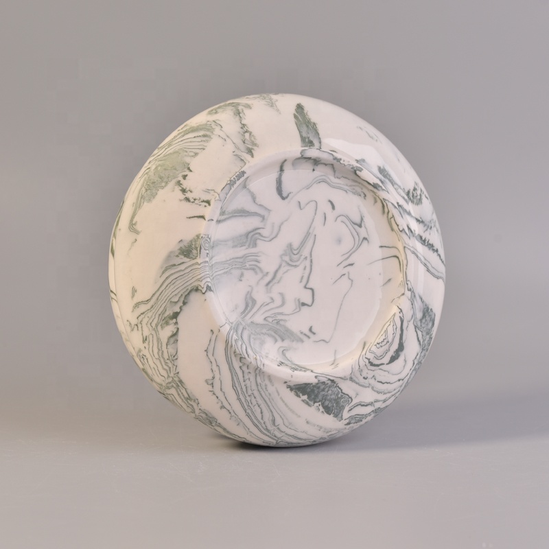 Unique ceramic scented bowl votive candle vessel custom candle holders with lid wedding decor wholesale