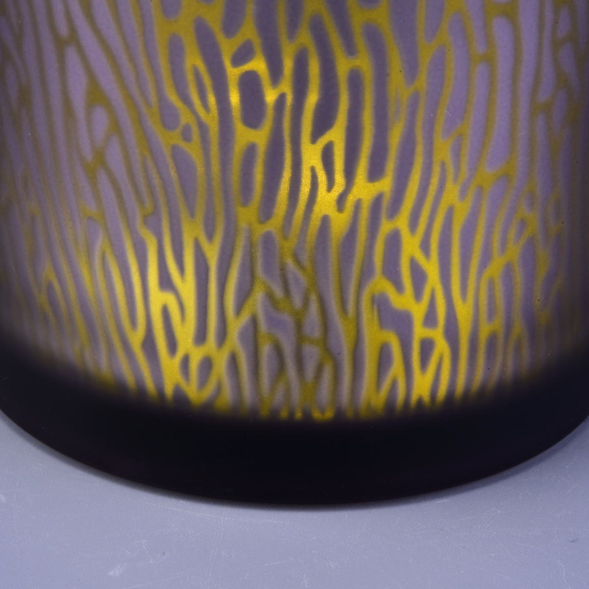 luxury glass candle holder for home decor, decorative glass candle jar with laser pattern