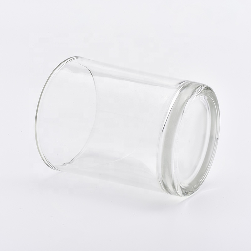 Popular Classic clear tealight glass candle jars 8oz 10oz