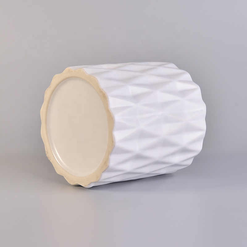 Plating ceramic votive candle vessel customized candle holders home decoration use wholesales