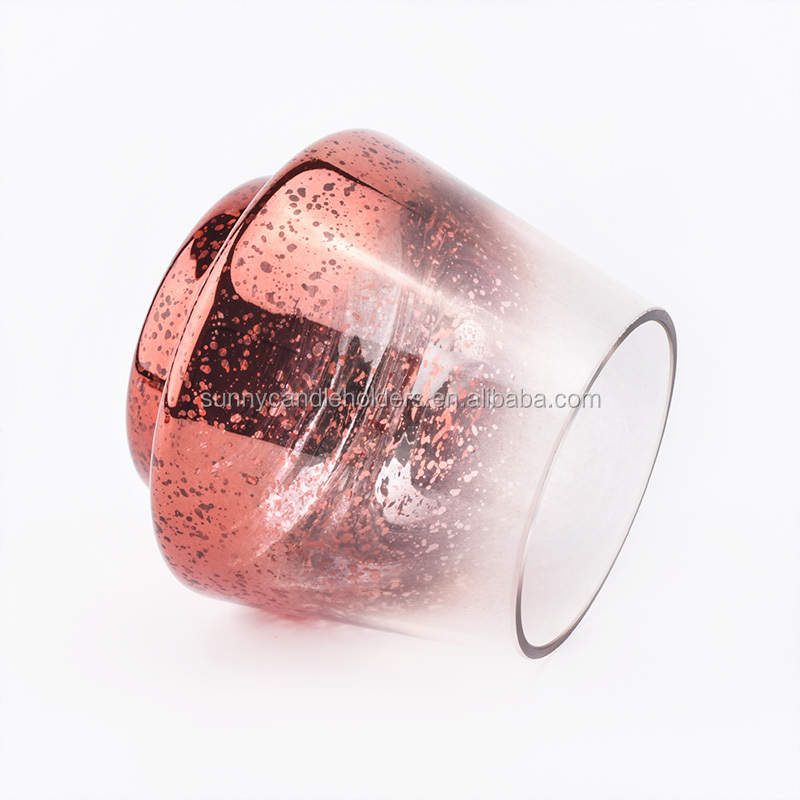 red glass candle holders for Christmas
