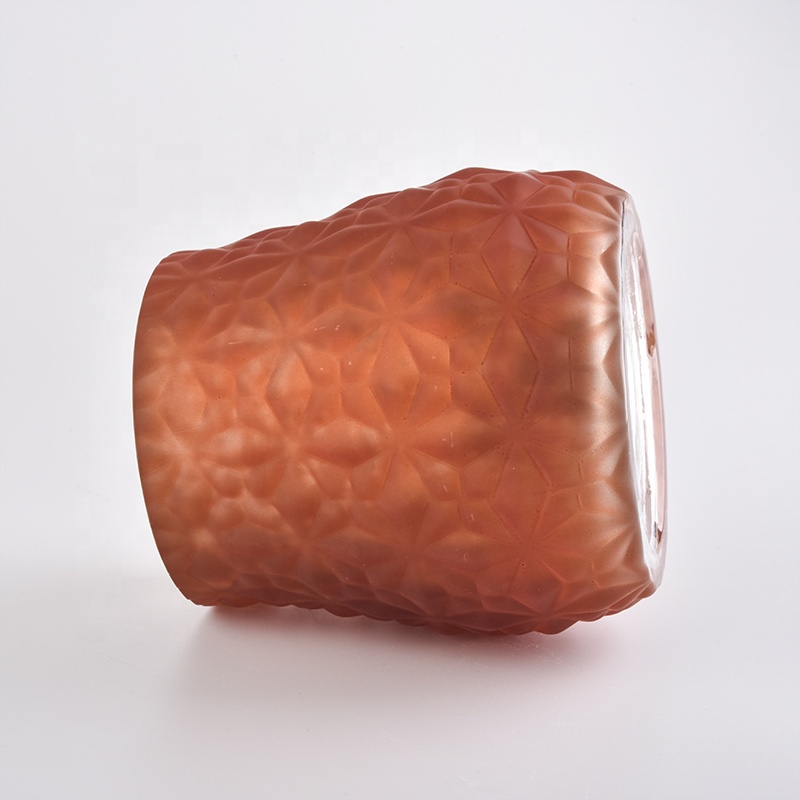 decorative scented glass candle jars supplier
