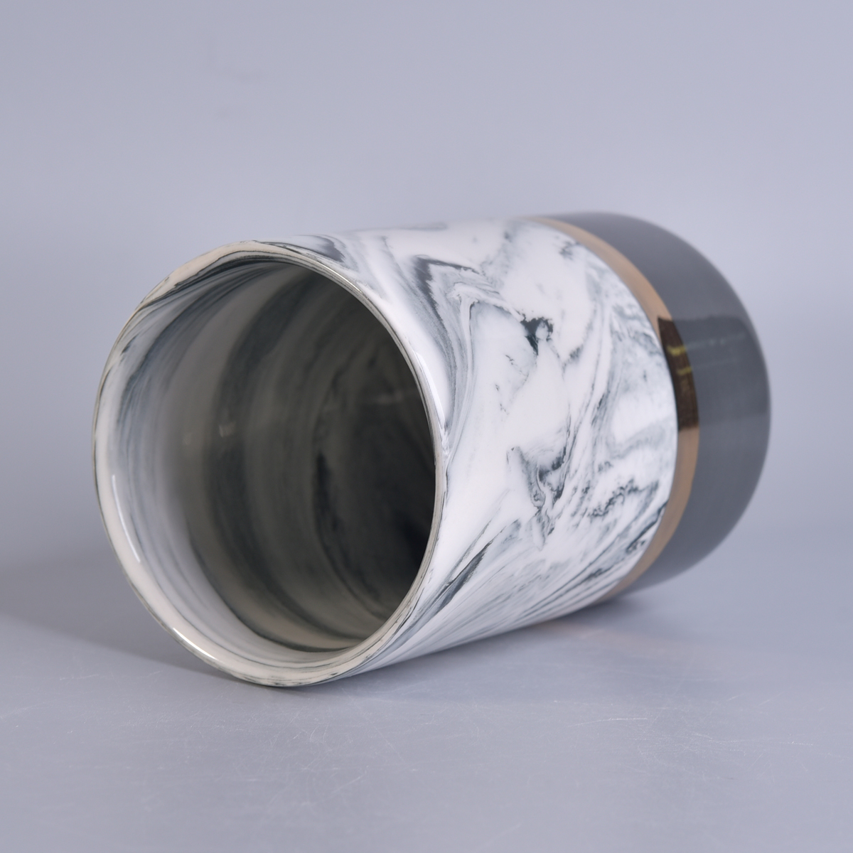 cylinder ceramic candle vessels, Ceramic candle holder customized