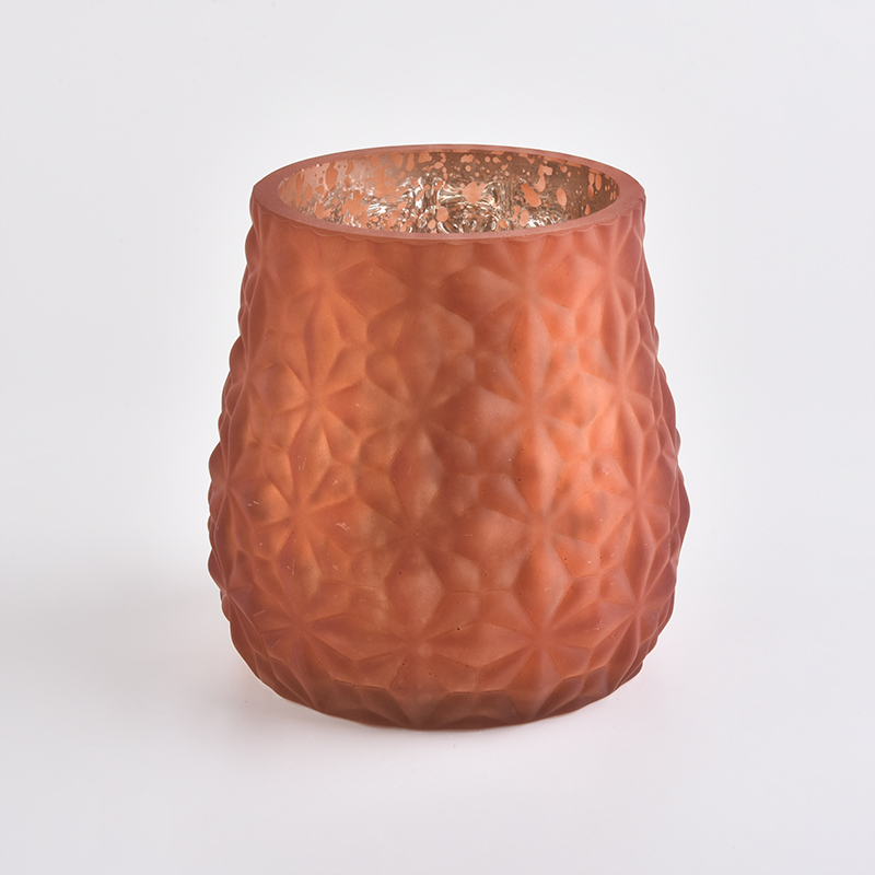 decorative scented glass candle jars supplier