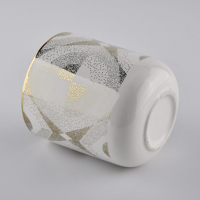 customized ceramic candle containers manufacturer