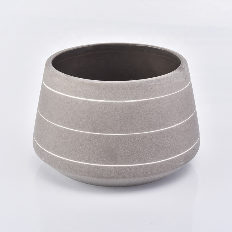 Matte ceramic candle container votives candle vessel home decor