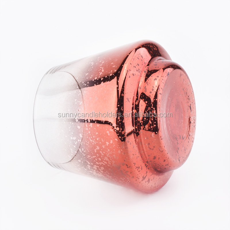 red glass candle holders for Christmas
