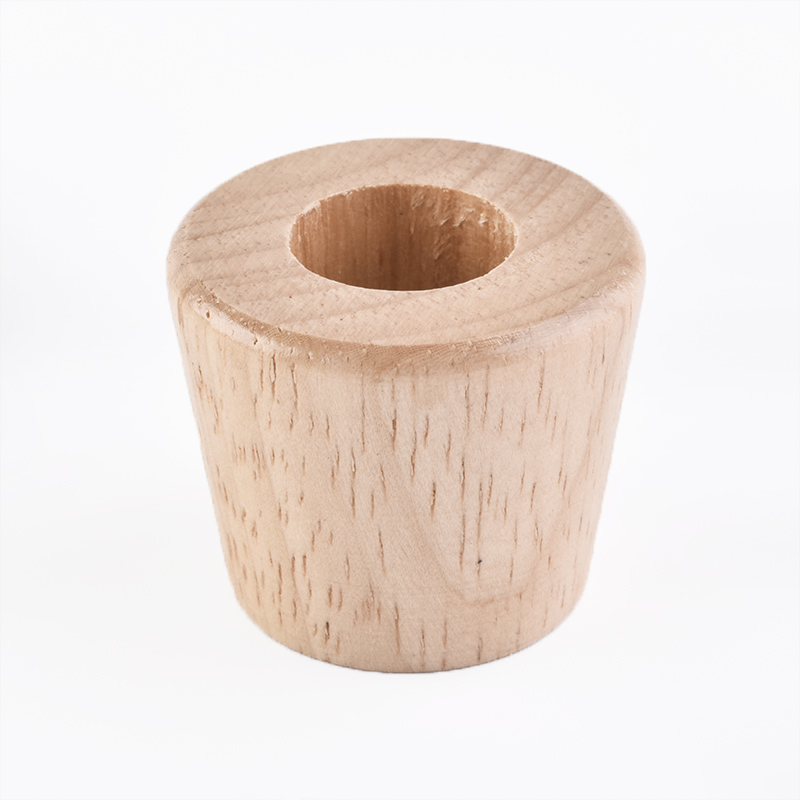 wood lid for glass diffuser bottles