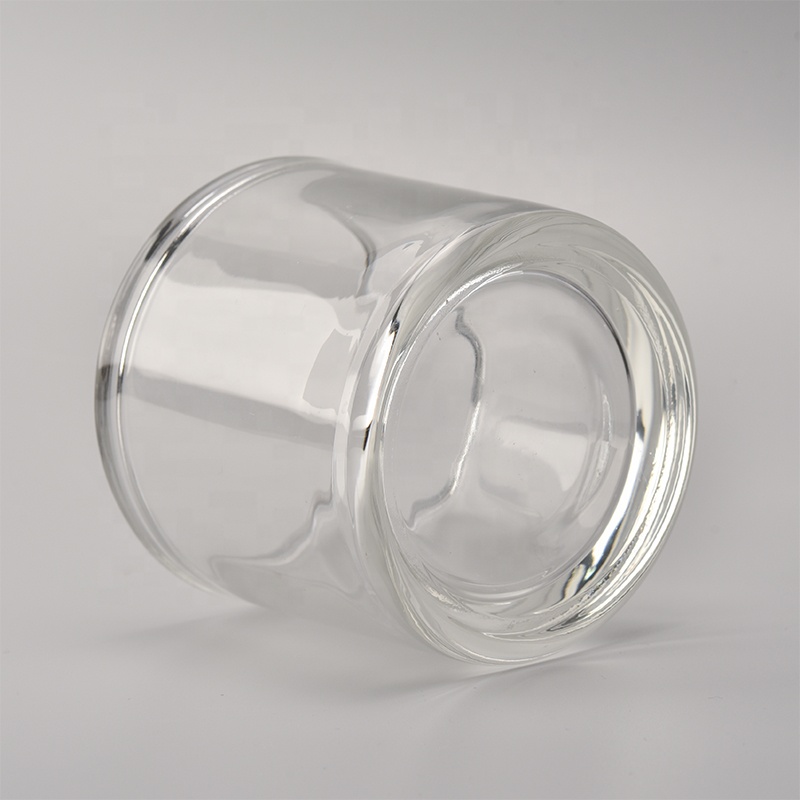 thick wall glass tealight holder, wedding candle holder