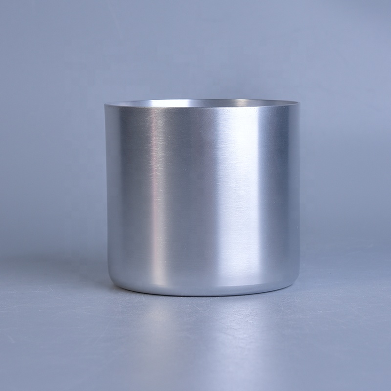 12oz Matte Metal Candle Holders Aluminum Candle Jar for Soy Wax Home Decor