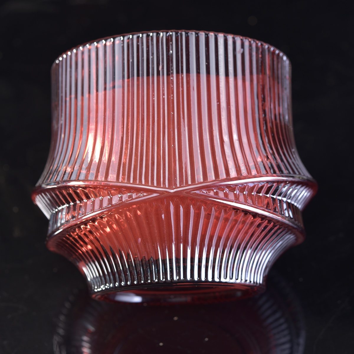 Manufacturer Sunny design antique empty glass candle holder container 6 oz 8 oz