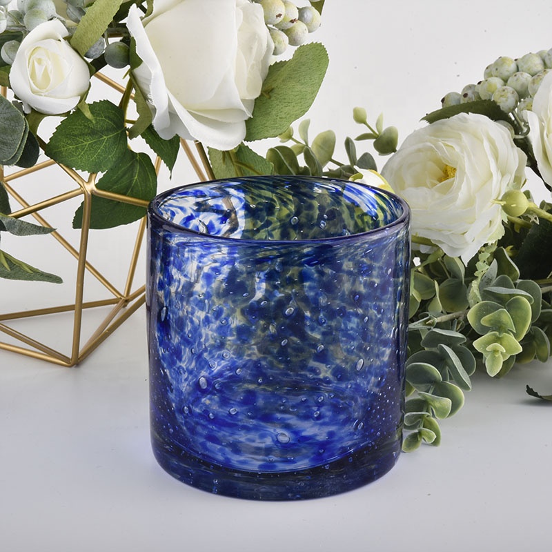 Manufacturer unique crystal empty tealight glass candle holder 6 oz 8 oz