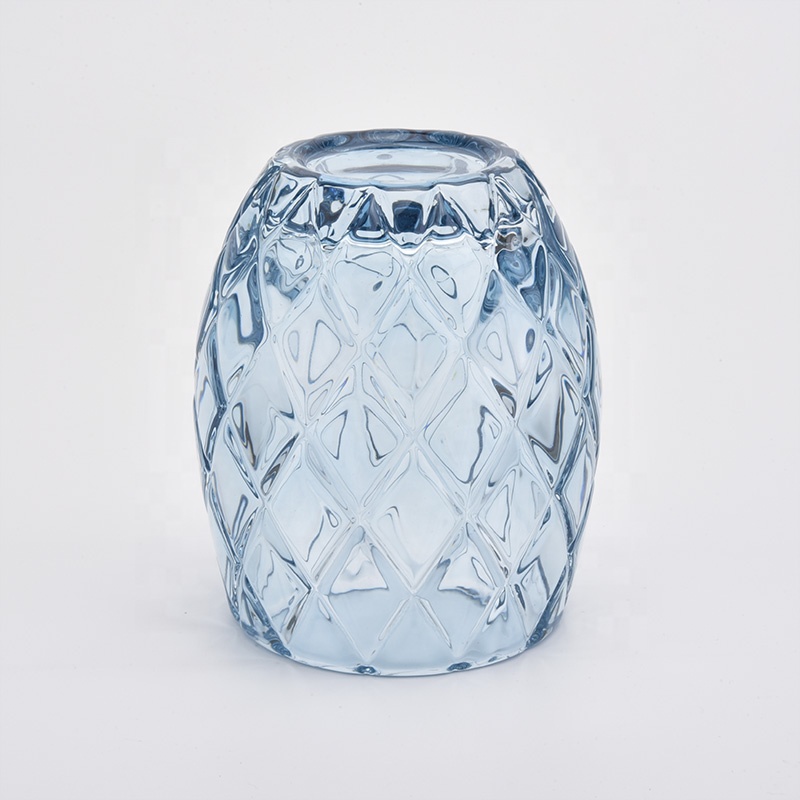 Hot sales tealight luxury transparent empty glass candle holder