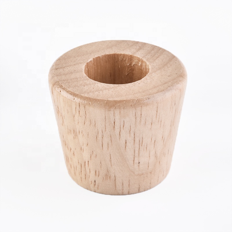 wood lid for diffuser bottles glass jars