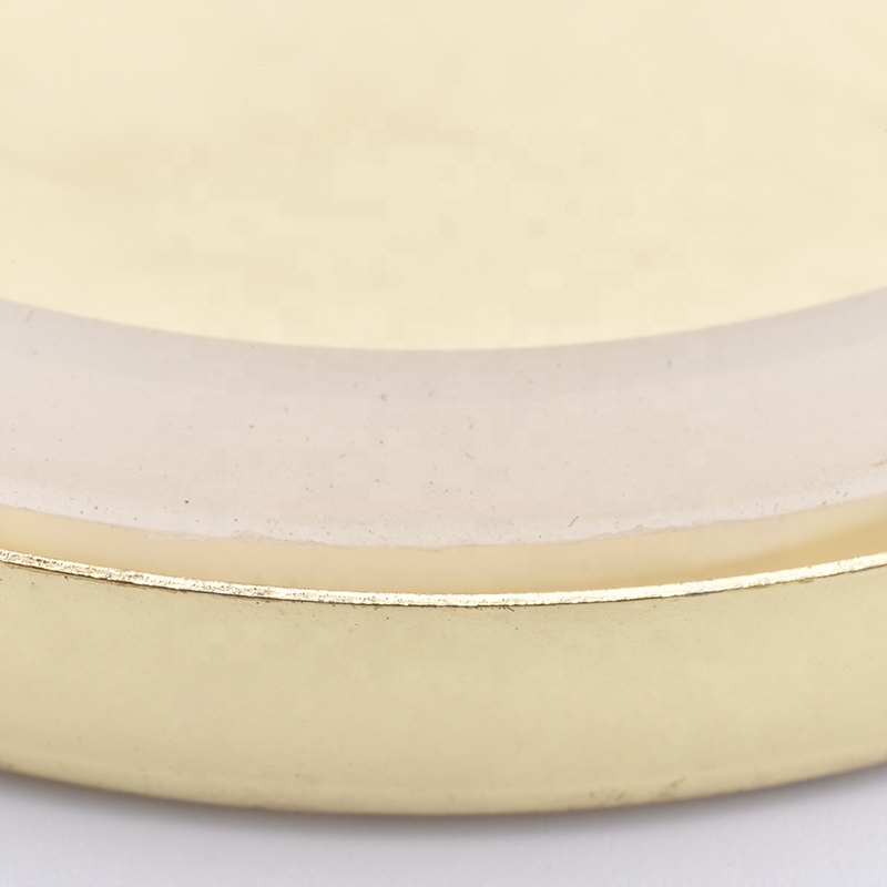 Tin Candle Holder Lids Silver Tin Covers for Jars Wholesales
