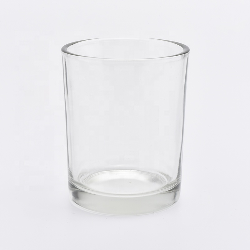 Popular Classic clear tealight glass candle jars 8oz 10oz