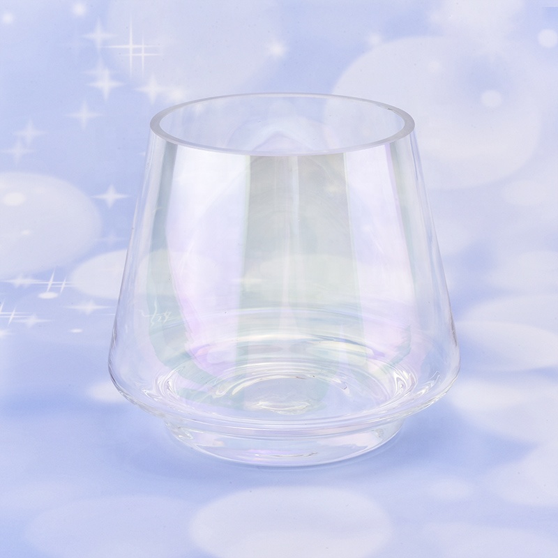 iridescent glass candle holders for custom designs