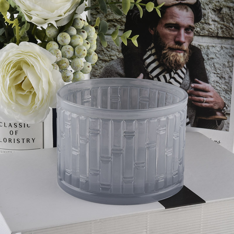 glass jar candle vessel for home decor