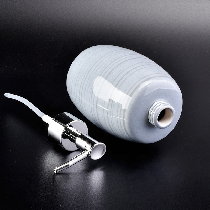 4pcs bathroom accessory sets ceramic container for bathroom stoneware