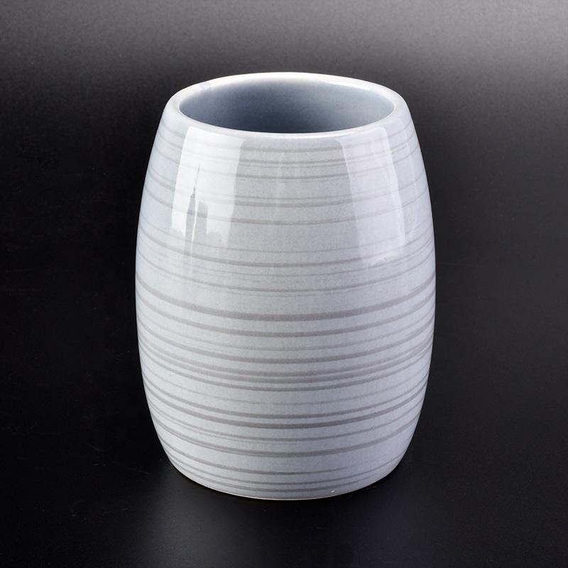 4pcs bathroom accessory sets ceramic container for bathroom stoneware