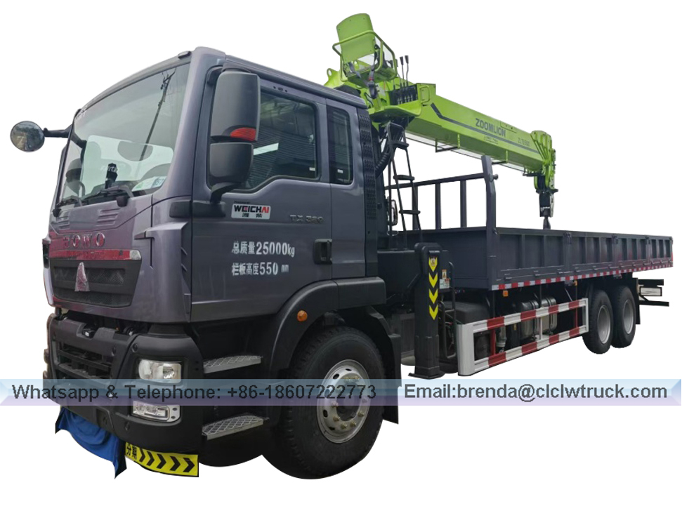 Howo 14 Truck Truck Crane