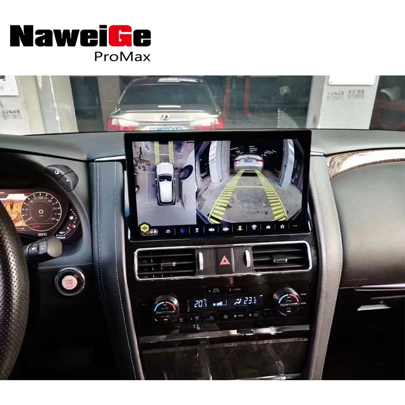 Unidad principal NaweiGe de 13,3 pulgadas con Android para Nissan Patrol Y62 ARMADA /Infiniti QX80 QX56 2010-2022 Sistema multimedia de DVD para coche Proveedor OEM de DVD y GPS para coche